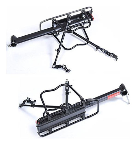 Threeh Bicicleta Trasera Rack Aluminio Ciclismo Ajustable Po