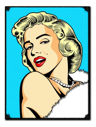 #109 - Cuadro Vintage 30 X 40 / Marilyn Monroe - Pop Art