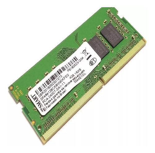 Imagem 1 de 1 de Memória Notebook Smart 4 Gb Ddr4 2400t Mhz (pronta Entrega)