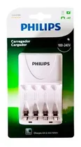 Comprar Carregador De Pilhas Philips Aa Aaa Recarregáveis Bivolt Led