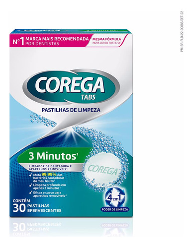Caixa Corega Tabs 3 Min