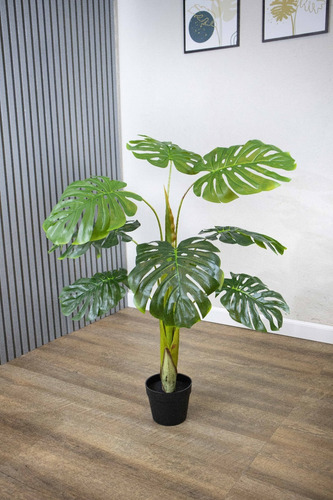 Planta Artificial Filodendra Decorativa Con Maceta 110 Cm