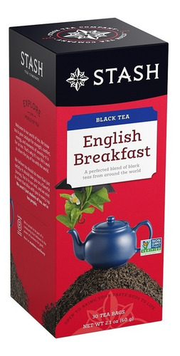 Te Stash English Breakfast Black Tea 30 Bolsitas Excelente