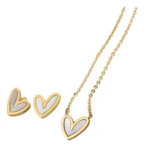 Comprar Sets De Collar Y Zarcillos Para Damas En Acero Inoxidable
