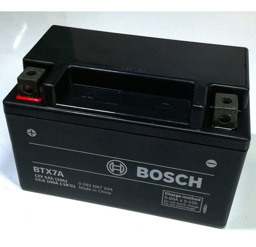 Imagen 1 de 5 de Bateria Bosch Btx7a Moto Gilera Yl150 Vc200 Sellada Gel Agm