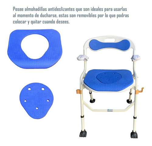 Imagen 7 de 10 de Baño Wc Portatil Multifucional 3 En 1 Altura Regulable
