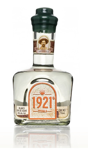 Imagen 1 de 2 de Tequila 1921 Blanco 40% Alc. Vol. 750ml.