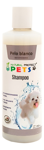 Shampoo Para Perro Pelo Blanco 250 Ml Natural Protects Pets