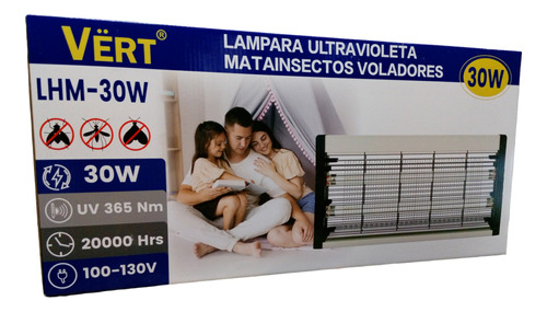 Lampara Ultravioleta 30w Mata Mosquitos Vert