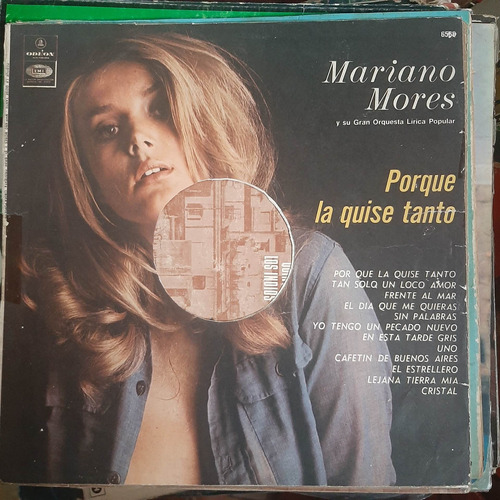 Portada Mariano Mores Porque La Quise Tanto P2