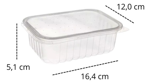 Embalagem Descartável Marmita Freezer Micro Ondas 500ml 24un