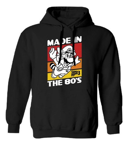 Sudadera Mod Mario Bros Made In The 80's