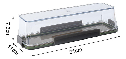 Caja Para Pasteles, Recipiente Para 31x11x7,6 Cm