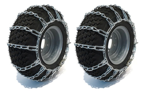 2 Link Tire Chains 13x5-6 13-5-6 13x5.00-6 13 5 6 Tract...