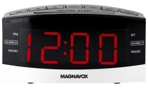 Magnavox Mr41806bt Radio Dual Reloj Digital Despertador
