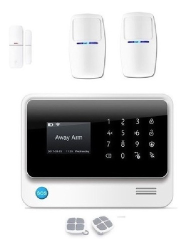 Alarma Casa  Wi Fi G90 Plus Inalambrica + 2 Pir + 1magnetico