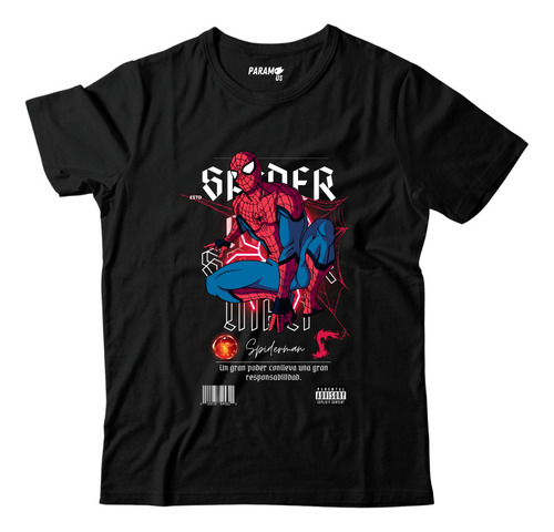 Playera Spiderman Frase Modelo Nuevo Marvel