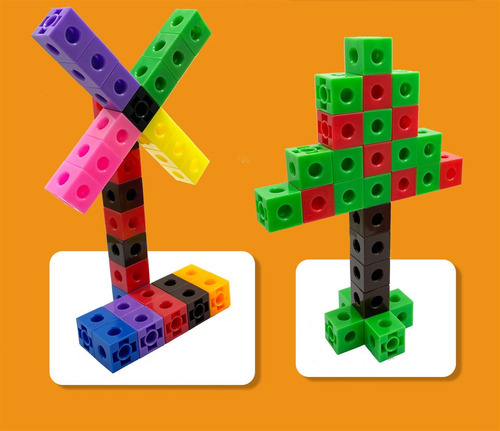 Bloques Numéricos Mathlink Cubos 100 Piezas