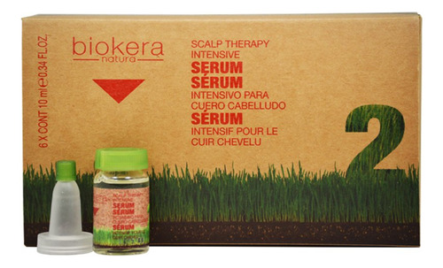 Sérum Salerm Biokera Natura Scalp Therapy Intensive 6 X 10 M