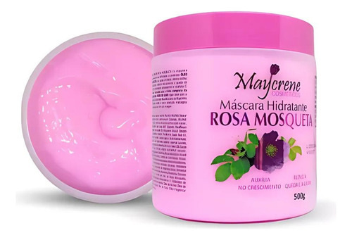 Esfoliante Corporal Com Óleo De Rosa Mosqueta 500g Fragrância Rosas Leve