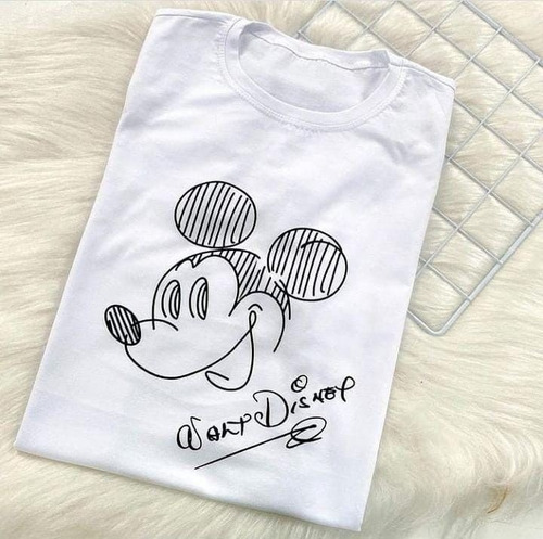 Camiseta Mickey Mouse Walt Disney Algodón Unisex