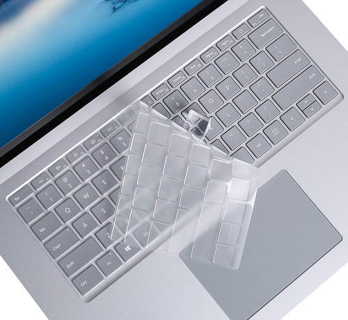 Funda De Teclado Ultra Delgada Transparente Para Microsoft S