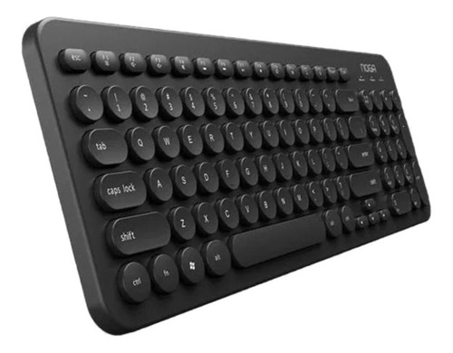 Imagen 3 de 3 de Kit de teclado y mouse inalámbrico Noga S5600 Español Latinoamérica de color negro