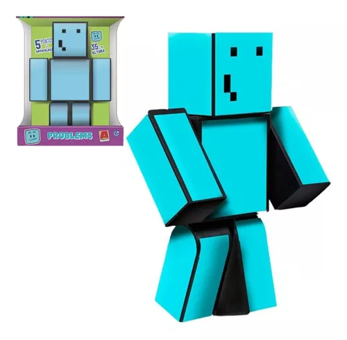 Boneco Problems r Minecraft - 35Cm