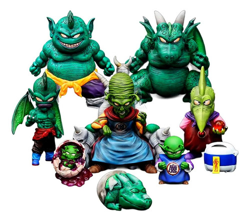 Piccolo Familia Del Mal Set 8 Figuras Coleccion Dragon Ball