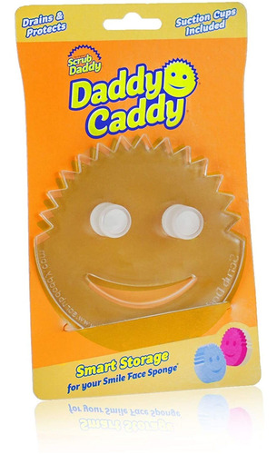 Soporte De Esponja Scrub Daddy Con Sopapa Para Banera Pack 1