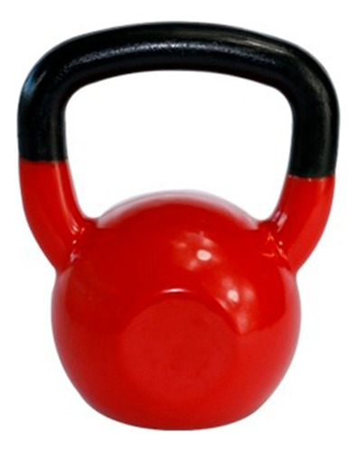 Kettlebell Emborrachado (base) C/ Alça De Ferro 4 Kg