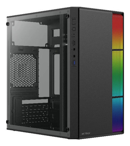 Gabinete Acteck Fusion Ii Micro Torre Rgb Ventana Acrilico