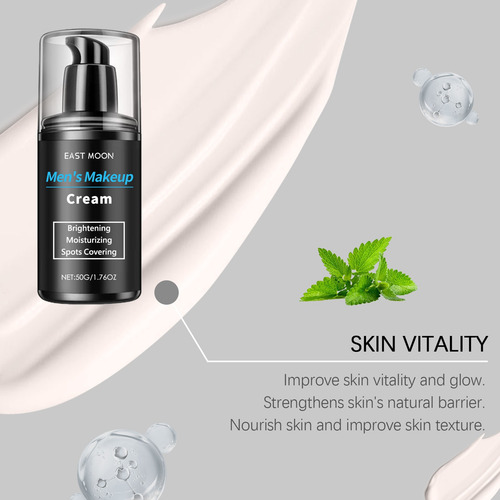 Crema De Maquillaje Para Hombre T Para Iluminar Manchas Hidr