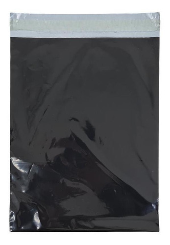 Envelope De Segurança Com Aba Preto 19 X 25 Cm 50 U Artlimp