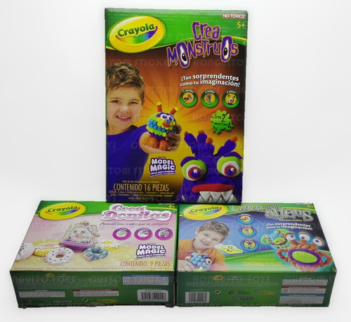 Crea Mini Aliens De Crayola, Set Con Model Magic