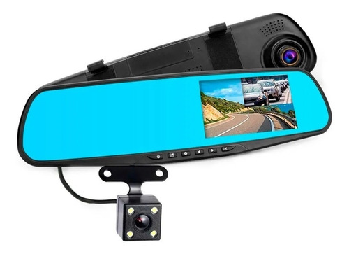 Espejo Retrovisor Dblue Camara Frontal Y Retroceso Dbg267