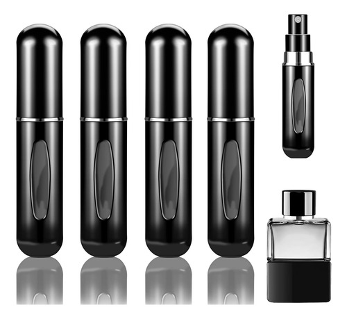 4pcs Mini Atomizador Para Perfume Recargable Capsula Viaje