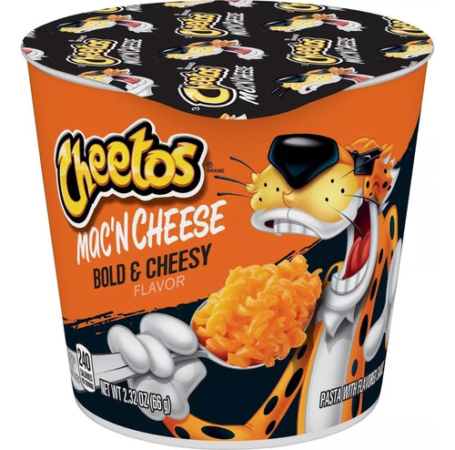Cheetos Macarrones Mac'n Cheese Sabor Bold Y Cheese 60g Usa