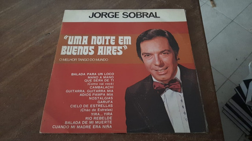 Lp Jorge Sobral - Uma Noite Em Buenos Aires