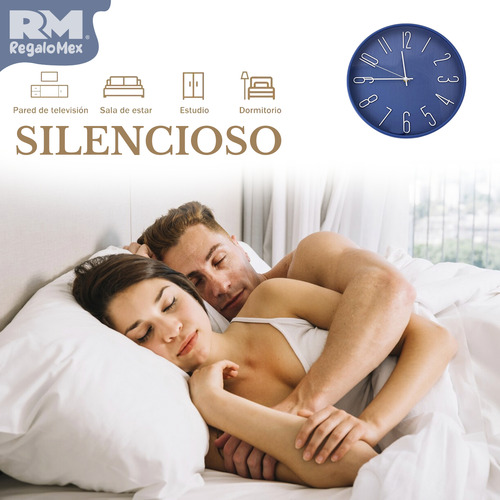 Reloj De Pared Minimalista De Colores Análogo Y Silencioso
