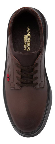 Sneaker Casual Ve3657164 Cordones Bimaterial Marrón Andrea
