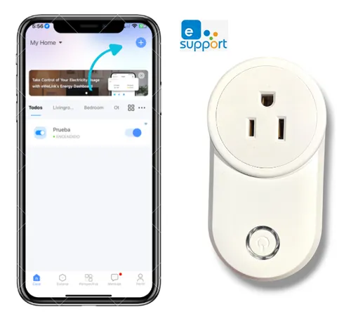 Enchufe Inteligente Smart Plug Wifi Control App Color Blanco