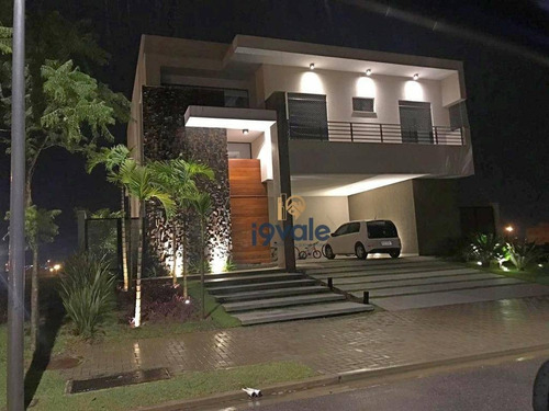 Casa Luxuosa À Venda Condomínio Alphaville 4 Dormitórios, Automatizada, Piscina No Alphaville Sjcampos-sp - Ca1111