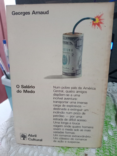 O Salário Do Medo Georges Arnaud Livro Em Português (brasil) Coleção: Grandes Sucessos Editora: Abril Ano: 1981 (Usado)