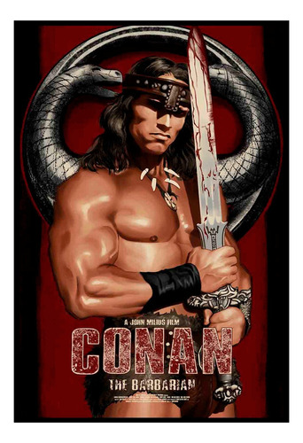 Cuadro Poster Premium 33x48cm Conan The Barbarian
