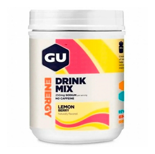 Gu Energy Drink Mix Limão Pó 840g Repositor Eletrolítico