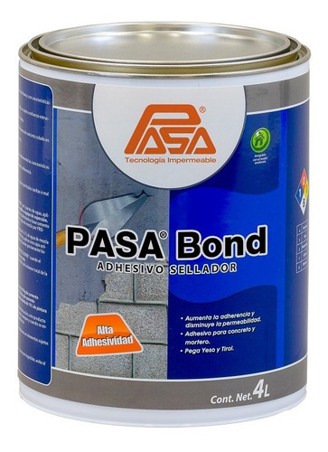 Pasa Bond Galon (adhesivo Para Concreto Y Morteros) 4 Lt