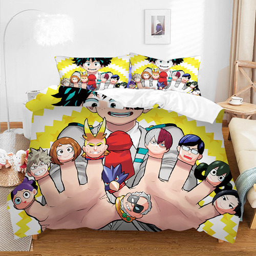 New Cama Doble My Hero Academia Deku  Juego De Colcha