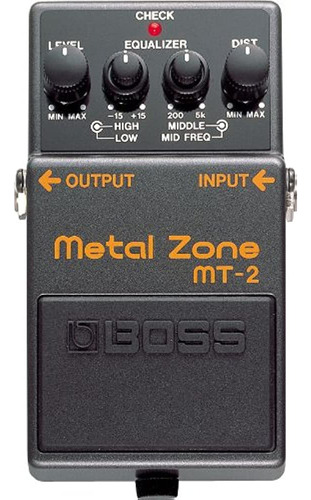 Boss Mt-2 Metal Zone Distortion Pedal De Guitarra