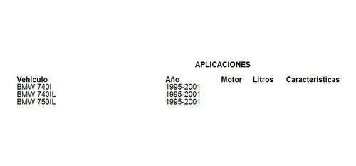 Soporte Central Eje De Transmisión Bmw 750il 1998 Uro